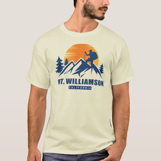 レトロ山ウィリアムソンハイクTシャツ Tシャツ (正面)