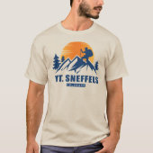 レトロ山スネフェルスハイクTシャツ Tシャツ (正面)