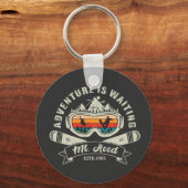 レトロ山フードスキーアドベンチャー キーホルダー (正面)