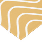 レトロ山形イエロージグザグ テーブルクロス (アングル)