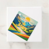 レトロ山景色 フェイバータグ (インサイチュ)