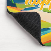 レトロ山景色 マウスパッド (コーナー)