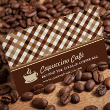 レトロ市松模様にコーヒーバーロイヤリティ