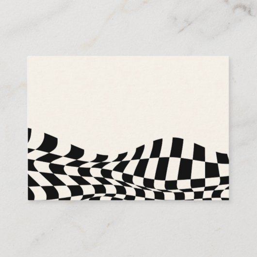 レトロ市松模様に型のオールド結婚マネーの服装 エンクロージャーカード (裏面)