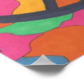 レトロ平和シンボルアートポスター ポスター (角)