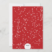 レトロ平和ラブジョイクリスマスクリスマスフォトコラージュ シーズンカード (裏面)