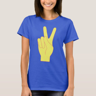 レトロ平和印おもしろいネクタイ Tシャツ