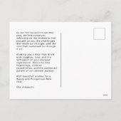 レトロ年始応援写真はがき シーズンポストカード (裏面)