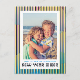 レトロ年始応援写真はがき シーズンポストカード