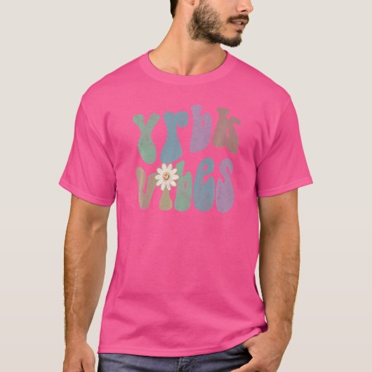 レトロ年鑑VIBES出版おもしろいクルー編集 Tシャツ (正面)