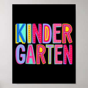 レトロ幼稚園レインボービーブス先生キッズCk T ポスター