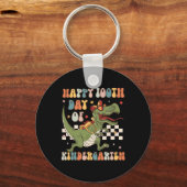 レトロ幼稚園100日目100日 キーホルダー (正面)