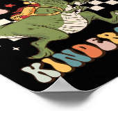 レトロ幼稚園100日目100日 ポスター (角)