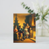 レトロ幽霊のよく出るの恐怖 ポストカード (スタンド正面)