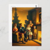 レトロ幽霊のよく出るの恐怖 ポストカード (正面/裏面)