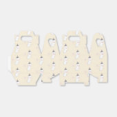 レトロ幽霊ドードルハロウィーンパターン フェイバーボックス (折り畳みなし)