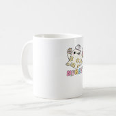 レトロ幽霊ナースハロウィンデザインクラシックTシャツ コーヒーマグカップ (正面左)