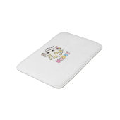 レトロ幽霊ナースハロウィンデザインクラシックTシャツ バスマット (アングル)