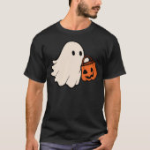 レトロ幽霊ハロウィーン Tシャツ (正面)