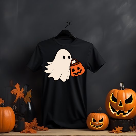 レトロ幽霊ハロウィーン Tシャツ
