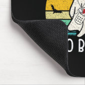 レトロ幽霊ブーブクルー女性ナースハローおもしろいド マウスパッド (コーナー)