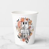 レトロ幽霊 紙コップ (裏面)