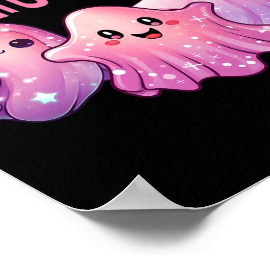 レトロ幽霊mean Ghoulsおもしろいハロウィンシ不気味ーズ ポスター (角)