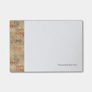 レトロ幾何パターン5 ポストイット