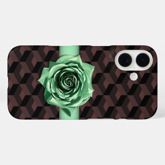 レトロ幾何モダンバラチョーカーマクシマリストケース Case-Mate iPhoneケース (裏面 (横))