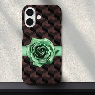 レトロ幾何モダンバラチョーカーマクシマリストケース iPhone 16ケース