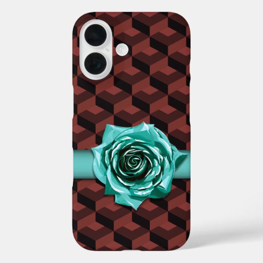 レトロ幾何モダンバラチョーカーマクシマリスト Case-Mate iPhoneケース (裏面)