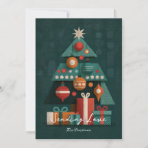レトロ幾何学クリスマスツリー