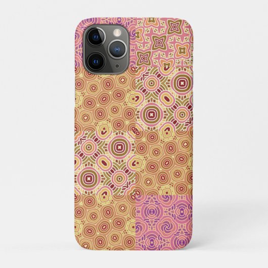 レトロ幾何学パッチワーク Case-Mate iPhoneケース (裏)