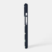 レトロ幾何学フィッシュ iPhone 16ケース (左側面)