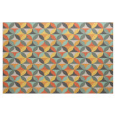 レトロ幾何学円 ファブリック (ヤード)