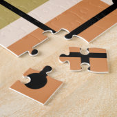 レトロ幾何学的アートメイズ1970sレトロ ジグソーパズル (側面)