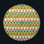 レトロ幾何学的サンタダーツボード ダーツボード<br><div class="desc">このレトロを見る方法Geometric Santa Dartboardは純粋な休日のwhimsy!サンタの列だ。いや、クリスマスツリーの列だ。クリスマスの木のような形をしたサンタの列と、白い水玉模様の陽気な緑のクリスマスツリーの列。子猫だ。カラフルだ。そしてもし、それは休日の精神に置かれていない、何かあなたの間違って間違っている！同じ三角形のサンタクロースは彼のトレードマークのスーツと赤と白帽子を身に着けている。各ハットの上には黄色いスターバストがあり、サンタのヘッドウェアのタッセルやクリスマスツリーのヴィンテージスターとして機能する。老聖ニックは、手入れの行き届いた白い髭、赤い鼻、明すてきるく湾曲した目をしている。サンタの黒いブーツは、クリスマスツリーのトランクとしても機能する。サンタの足と木の幹が交わる場所には、中世紀のアクアストライプのがインスパイアある。この製品の購入は保お客様が何を行っいけなても確実にリストから外れる！</div>