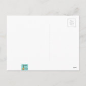 レトロ幾何学的サンタハガキ シーズンポストカード (裏面)