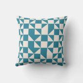 レトロ幾何学的シームレスパターン投げ枕 クッション (裏面)