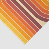 レトロ幾何学的ダブルアーチデザイン 薄葉紙 (詳細)