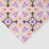 レトロ幾何学的パターンの切り離し 薄葉紙 (詳細)