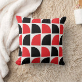 レトロ幾何学的パターン クッション (ブランケット)