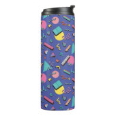 レトロ幾何学的パターン タンブラー (回転左)