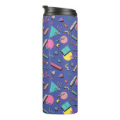 レトロ幾何学的パターン タンブラー (回転右)