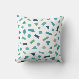 レトロ幾何学的パターン – 80sメンフィススタイルデザイン クッション