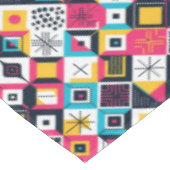 レトロ幾何学的抽象芸術パット数々の#12色ID1067 テーブルクロス (アングル)