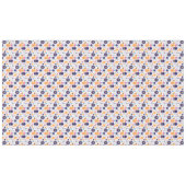 レトロ幾何学的抽象芸術パット#7 Indigo ID1067 テーブルクロス (正面(横))