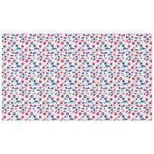 レトロ幾何学的抽象芸術パット#9 Navy Red ID1067 テーブルクロス (正面(横))