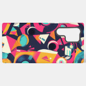 レトロ幾何学電話筐体 SAMSUNG GALAXYケース (裏面横)