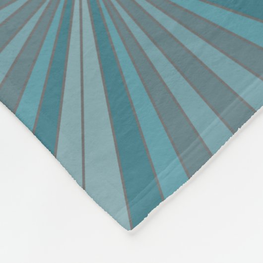 レトロ幾何学 フリースブランケット (角)